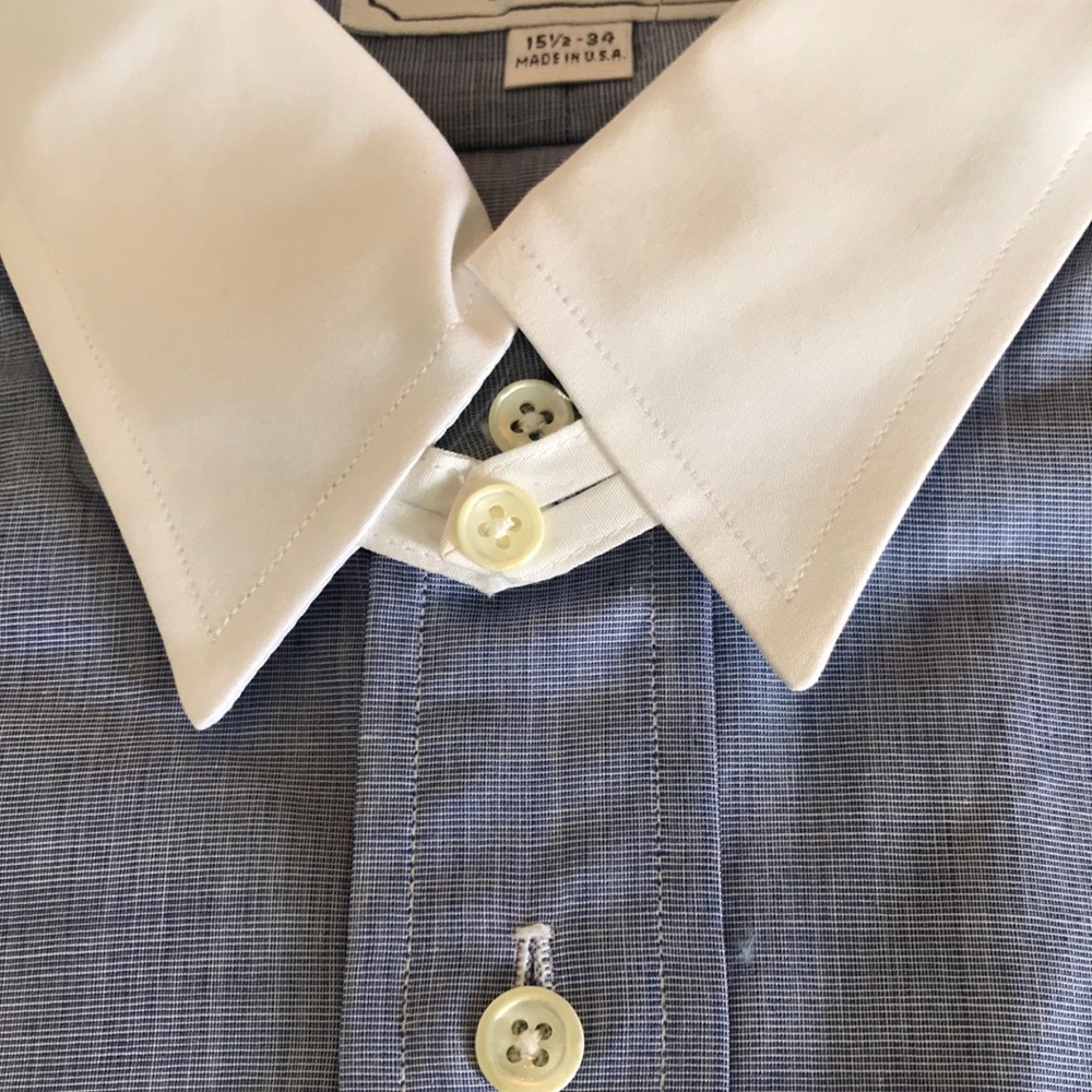 **Vintage** Burberry of London size15 1/2. 34 NWOT - Picture 5 of 5